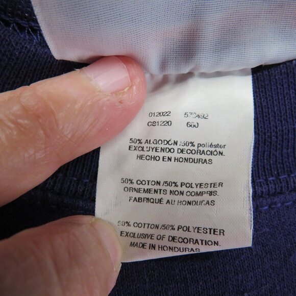 Texas Christian University Sweatshirt Size Medium Vintage Champion Purple TCU‎ - Picture 5 of 9